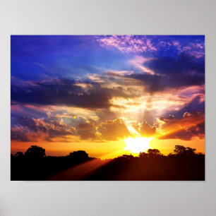 Stunning Picturesque Sunrise ポスター