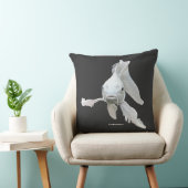 Stunning Platinum Butterfly Koi Carp クッション (椅子)