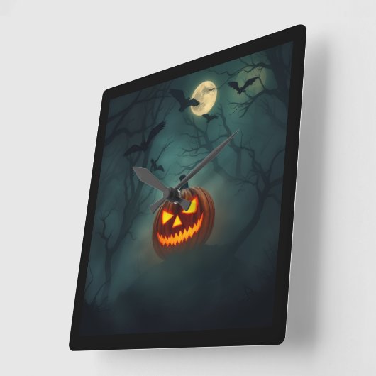 Stunning Sinister – Ultimate Haunted Design スクエア壁時計 (傾斜)