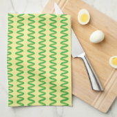 Stunning Spirulina Kitchen Towel キッチンタオル (四つ折り)