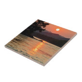 Stunning Sunrise Over Katun River タイル (側面)