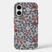 Stunning Teal and Magenta Foliage Pattern  Case-Mate iPhoneケース (裏面)