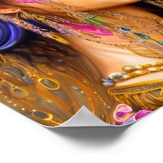 Stunningly Realistic Gypsy Lady Triptych ポスター (角)