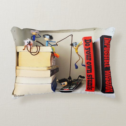 Stunt Fubby's Tom Cruise naspelen. アクセントクッション (正面)