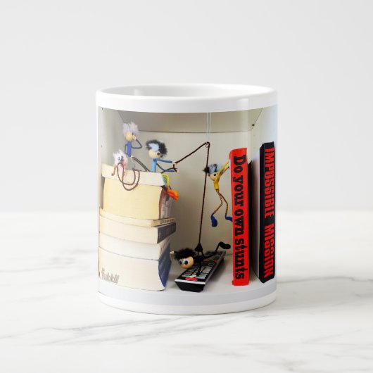 Stunt Fubby's Tom Cruise naspelen. ジャンボコーヒーマグカップ (正面)