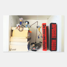 Stunt Fubby's Tom Cruise naspelen. 長方形シール