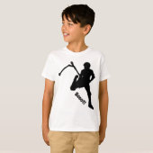 Stunt-Scooter Silhouette Kids Apparel Tシャツ (正面フル)