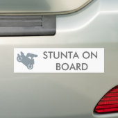 STUNTA船上に バンパーステッカー (車上)