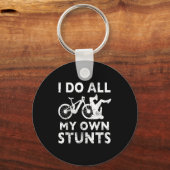 Stunting Bicycle - I Do All My Own Stunts E-bike C キーホルダー (正面)