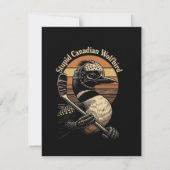 Stupid Canadian Wolf Bird 案内状 (正面)