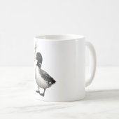 stupid Canadian wolf bird common loon Smoking meme コーヒーマグカップ (正面右)
