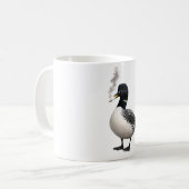 stupid Canadian wolf bird common loon Smoking meme コーヒーマグカップ (正面左)