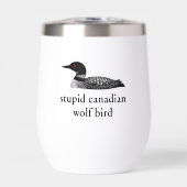 Stupid Canadian Wolf Bird Hockey Romance for Hocke (正面)