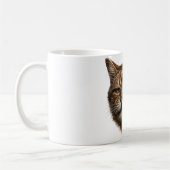 Stupid Cool Funny Cat Meme Smoking Cat cigarette  コーヒーマグカップ (左)