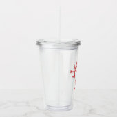 Stupid Cupid Heart With Arrows Funny Sarcastic アクリルタンブラー (右)