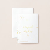 Stupid Dishes Tea Towel, Funny Kitchen Decor, Kitc 箔カード (裏面封筒付き)