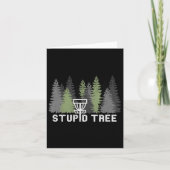 Stupid Tree Funny Disc Golf Frolf  カード (正面)