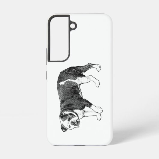 Sturdy Bulldog, Manga Dot Samsung Case Galaxyケース (裏面)