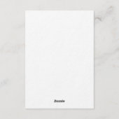 Sturdy Dot Welcome 招待状 (裏面)