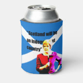Sturgeon：スコットランドは独立した国になる… 缶クーラー (缶裏面)