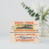 Sturgeon Canラベルはがき ポストカード (スタンド正面)