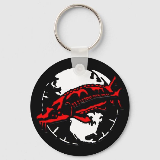Sturgeon Keychain - Sturgeon & World キーホルダー (正面)