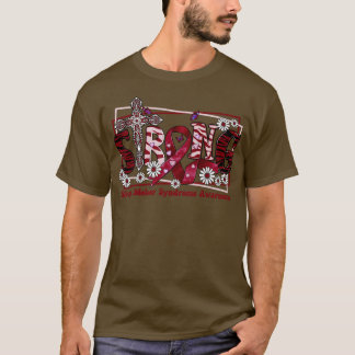 SturgeWeber症候群認識度クロスリボン強 Tシャツ