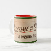 Sturgisへようこそ ツートーンマグカップ (正面左)