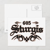 Sturgis 605 ポストカード (正面/裏面)