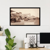 Sturgis Dakota Territory SD 1887のオックスチーム ポスター (ホームオフィス)