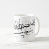 Sturmey-Archer 3速マグカップ(パーツ一覧あり) コーヒーマグカップ (正面右)