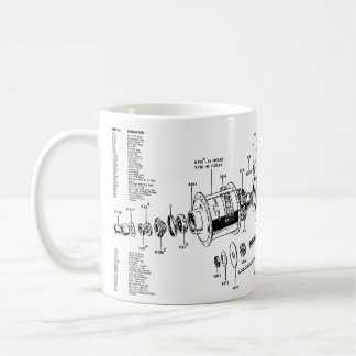 Sturmey-Archer 3速マグカップ（パーツ一覧あり） コーヒーマグカップ