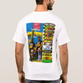 STUSH JMT メンズ ベーシック Tシャツ (裏面)