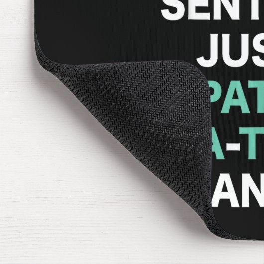 Stutter Stuttering Awareness Please Don't Finish M マウスパッド (コーナー)