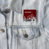 Stuttgar Stadt Skyline - Button / Anstecker / Pin 缶バッジ (インサイチュ)