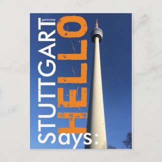 StuttgartがHello 2.0と言う ポストカード