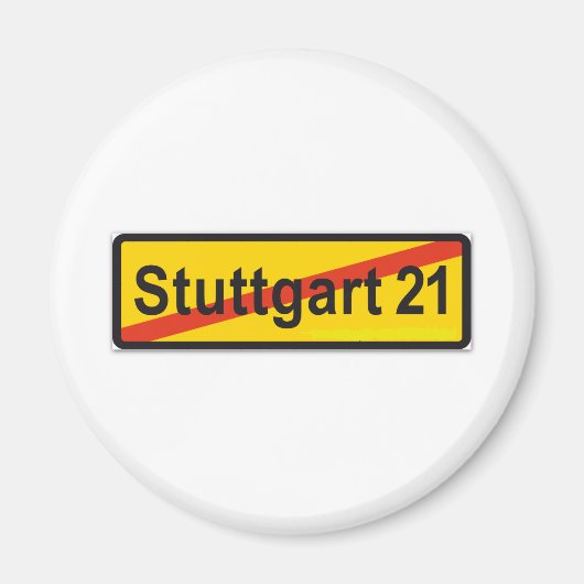 Stuttgart 21 マグネット (正面)