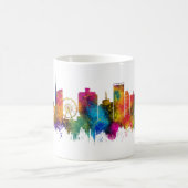 Stuttgart Germany Skyline コーヒーマグカップ (中央)