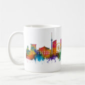 Stuttgart Germany Skyline コーヒーマグカップ (左)
