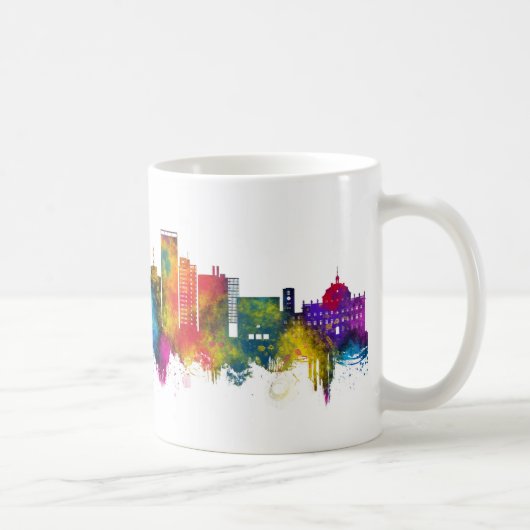 Stuttgart Germany Skyline コーヒーマグカップ (右)