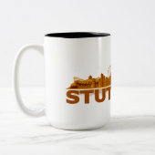 Stuttgart Stadt Skyline - Tassen / Becher / Krüge ツートーンマグカップ (左)
