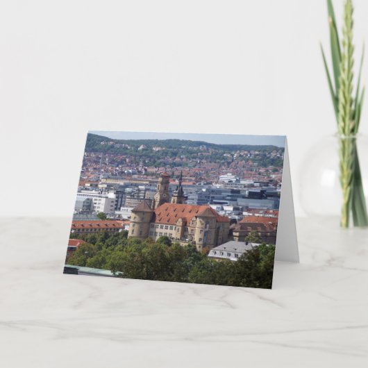 Stuttgart Stadtansicht - Altes Schloss Postkarte カード (正面)