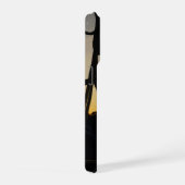 Stuurwiel van zeiljacht met ondergaande zon. iPhoneケース (右側面)