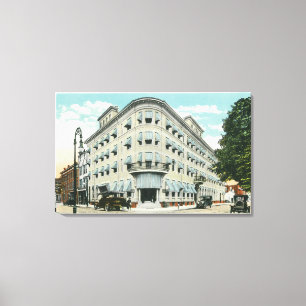 Stuyvesantのホテルの外観 キャンバスプリント