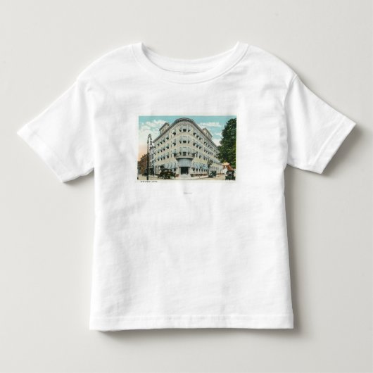 Stuyvesantのホテルの外観 トドラーTシャツ (正面)