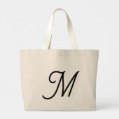 Style and modern tote bag design perfect for daily ラージトートバッグ (裏面)