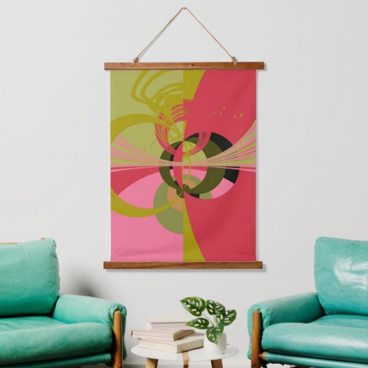 Style Art Déco 吊り下げ型タペストリー (リビング)