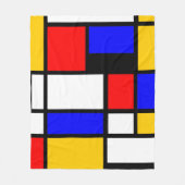Style Art Mondrian フリースブランケット (正面)