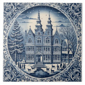 style delft hiver/Noël 1 タイル (正面)
