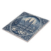 style delft hiver/Noël 1 タイル (側面)